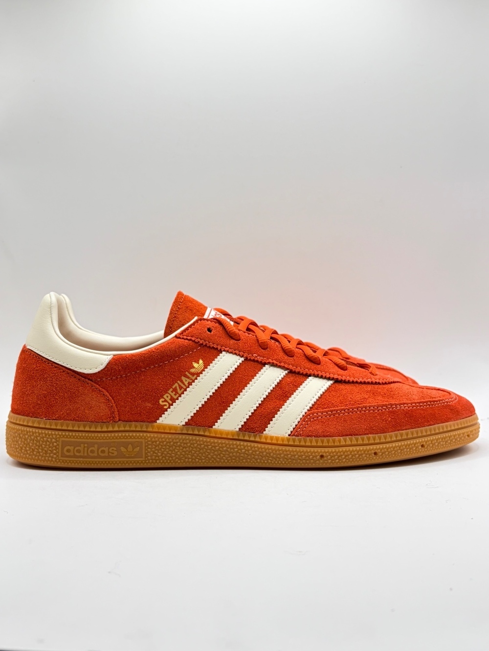 adidas Handball Spezial in Preloved Red, Cream and White, men’s size 12